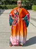 Vêtements ethniques longues robes africaines femmes Cardigan lâche Boubou Robes afrique 2023 imprimer Streetwear Bazin Riche robe Vestidos