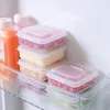 Garrafas de armazenamento recipiente de cozinha queijo manteiga fatia caixa de frutas vegetais de manutenção fresca