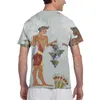 Men's T Shirts Ancient Greece Frescos Fashion T-shirt Men 2023 Summer Crew Neck Tshirt Tee