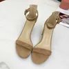 Sandali Scarpe da donna Estate Fibbia femminile Carriera Chaussure Ete Femme Ladies Peep Toe Sandali Tacchi alti Moda Sandali