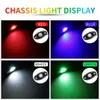 New 2pcs Waterproof Car LED Rock Lights Auto Decorative Ambient Atmosphere Lamp Professional Underglow Lights For Off-road Trucks