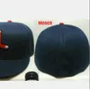 Gotowy magazyn Hurtowa wysokiej jakości męska drużyna sportowa Boston Caps Sox Flat Brim on Field Hats Pełna zamknięta konstrukcja 7- Rozmiar 8 Dopasowane baseball Gorra Casquette A4