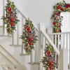 Decoratieve bloemen Draadloze prelit trappen decoratie verlicht kerst led krans