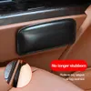 New Leather Car Knee Pad Leg Cushion Pillow Thigh Support Center Console Door Armrest Knee Cushion Car Interior Decoration