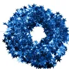 Juldekorationer 7,5 meter guld silverstjärnor tråd Garland Tinsel-Star Rattan Xmas Tree Ornaments Home Wedding Birthday Self-Made DIY DE