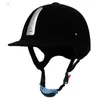 Motorfietshelmen Zwart Velvet Horse Back Riding Helm Racing Men Women Summer Equestrian Supplies Hat