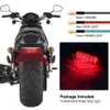 Yeni Universal Motosiklet DC 12V 12 LED Fren Durdur Tail Işık Sinyal Göstergeleri Motosiklet motosikleti için ışık lambası ATV kir bisiklet