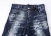 DSQ İnce Mavi Erkekler Kot Hool Guy Jeans Delik Klasik Hip Hop Rock Moto Sıradan Tasarım Sıkıntılı Denim DSQ2 Kot 397