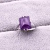 Band Rings 20 PCS Lot Blandade stilar Natural Purple Crystal Stone Fashion Women S smycken 230506