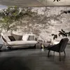 Obozowe meble dostosowane nordyckie na zewnątrz sofa sofa villa ogród balkon wodoodporny Wodoodporny krem ​​przeciwsłoneczny Rattan Single Casual Combination