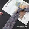 Business 9cm Print Mens Ties Luxury Polyester Silk Hand Necktie Floral Paisley Fit Men's Wedding Party Workplace Tie