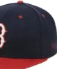 Pronto Stock Wholesale de alta qualidade Boston Sport Team equipado Caps Sox Brim plana em chapéus de campo Tamanho completo do design fechado 7- Tamanho 8 Gorra Casquette A5