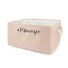 Toys Custom Dog Toys Storage Bins Personalized Name Collapsible Dog Accessories Clothes Toys Storage Basket Bin Pet Organizer Box