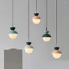 Pendelleuchten Nordischer Stil Macaron Rosa Hängeleuchte Moderne Leuchten Industrielle Nachttischlampe Für Schlafzimmer Esszimmer