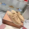 Classic Lefu shoes half slippers designer shoes comfortable leather handmade men's and women's casual slippers 35-46