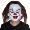 Accueil Found Clown Face Dance Cosplay Masques Latex Party Costumes Props Halloween Terror Mask Men Masques effrayants