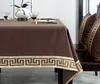 Tkanina stołowa chińska okładka herbaty okrągłe obrusy prostokąta haftowa wodoodporna obrus