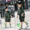 Clothing Sets Children Clothes Fashion Summer Baby teenage boy Boys hiphop korean Casual TShirt Shorts 2PcsSets 6 8 10 12 years 230506