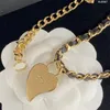 Dames kettingen ontwerper luxe merk sieraden vrouwen parels ketting hartketen ketting gouden letter diamant voor dames bruiloft cadeau