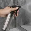 Equipamentos de rega garrafa de pulverização 304 Aço inoxidável com pulverizador de névoa fina em contêiner reabastecido para banheiro ou plantas de cozinha