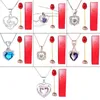 Pendentif Colliers Saint Valentin Collier Avec Simulation Créative Rose Tête De Fleur Boîte À Bijoux Anniversaire De Mariage Amoureux Présent