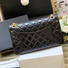 Torebki designerskie torby łańcuchowe luksusowe oryginalna skórzana torba na ramię 24 cm imitacja torba crossbody z pudełkiem ZC021