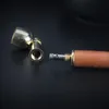 Smoking Pipes New solid wood bamboo detachable pull rod filter pipe