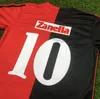 #10 Maradona 1993 Newells Old Boys Retro Soccer Jersey Shirt da calcio vintage Mens commemorato Camiseta de futbol classico Maillot de Foot Home Red and Black