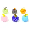 Decorative Figurines Custom Wholesale Murano Glass Pumpkin Miniature Figurine Craft Ornaments Colorful Cute Plant Halloween Fairy Garden