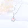 Цепи стерлингового серебряного цвета вселенная звездное ожерелье женское японское и корейское ювелирное украшение
