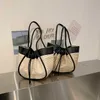 Nxy petits sacs de paille pour femmes été aisselles dame voyage sacs à main et sacs à main femme épaule Simple sac latéral 230424