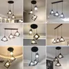 Pendant Lamps Retro Loft Black Chandelier Lighting Design Dining Room Bedroom Restaurant Lamp 3 Heads Hanging Bar Table Light