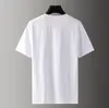 Diseñador para mujer para hombre Camiseta de manga corta Marca de moda para hombre Tamaño grande Toalla de algodón fresca bordada Camisa inferior europea y americana Camisa superior