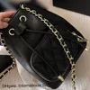 Caviar de lujo el mini bolso de cubo Mochila para mujer Diseñadores de lujos Bolsas Bolso Bolso de alta calidad 23s Solo hombro Bolsa de crossbody en la bolsa de trabajo