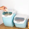 Garranhas de armazenamento Plástico Caixa de arroz de recipiente à prova de umidade selada para animais de estimação para animais de estimação alimentos para animais de estimação de oxidação