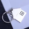 Keychains grossistpris Material Bil Key Chain House Keychain Cottage Brelok Villa Keyring Handbag Pendant Custom-Made Llavero Charms