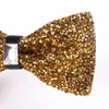 Bow Ties 2023 Artikel Fashion Wedding Accessories Original Luxury Men's Bowtie Suit Rhinestone Slipsar Groom Tie Fars Day Gifts