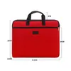 Briefcases Portable document bag canvas A4 office zipper large capacity men women hand multilayer information briefcase meeting 230506