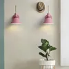 Wall Lamps Modern Industrial Nordic Vanity Lights Loft Iron 6 Colors Bedroom Bedside Living Room Stairs Light Fixture E27