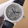 Montre DE Luxe мужские часы 9015 автоматические механические часы из стали роскошные часы с бриллиантами наручные часы