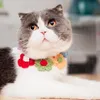 Colliers de chat laisse mode animaux de compagnie collier de cou bijoux compacts accrocheur résistant aux morsures forme de fleur douce