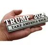 Metal Trump 2024 Amerika'yı Geri Al Araba Rozeti Sticker Dekorasyon 4 renk