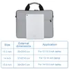 Laptoptasche im Business-Stil 15,6 14 13,3 Zoll tragbare Computer-Schutzhülle Notebook-Hülle für MacBook Air 13