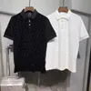 Polo's Designer Heren Mens Casual Polo Shirt T 3d Letter Jacquard Button Shirts Men Women Business T -shirt Korte mouwen T -shirt Luxury katoenen pullover RQIW