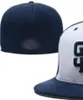 Gereed voorraad Groothandel Hoogwaardige heren San Diego Sport Team Past Caps Flat Brim on Field Hats Volledig gesloten ontwerp Maat 7- Grootte 8 Gebracht honkbal Gorra Casquette A0