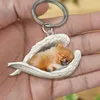 Porte-clés mignon chien porte-clés tendance exquis sac voiture pendentif acrylique créatif Pet Festival cadeau porte-clés en gros