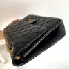Luxury Chain Bags Designer Handväska äkta läder axelväska 28 cm hög imitation crossbody väska med låda zc022