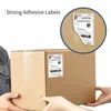 Papier thermische Versandetiketten Versandpaketpaketpapier Papieraufkleber wasserdicht ölfest für UPS FedEx Express Mailing -Etiketten