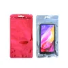 Clear Mylar Foil Zip Bag with Hang Hole Self Grip Seal Tear Notch Resealable Food Snack Phone Case Packaging Pouches