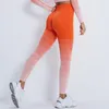 Active Pants Yoga Women Leggings for Fitness Gym High midje Sports Tights Woman Seamless Sports Sportkläder